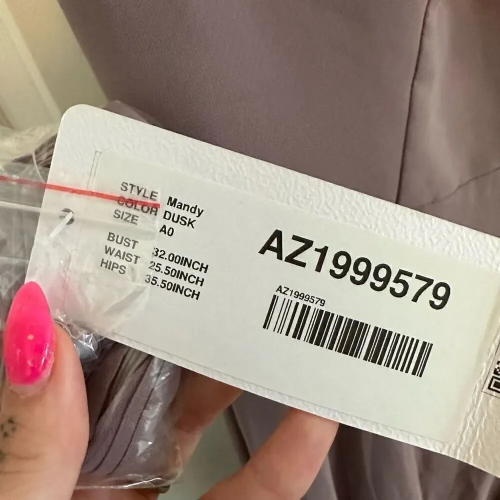 NWT Azazie Mandy Dress